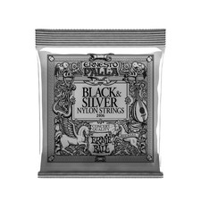 Ernie Ball Ernesto Palla Black Silver Nylon Classical Guitar Strings
