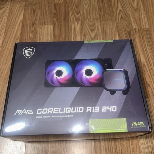 MSI MAG Coreliquid A13 240 Black RGB Liquid Cooling AIO Brand New Sealed Package