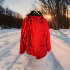 Lands End Kids Squall Snow Jacket Boys Girls Waterproof Windproof Size L 14-16