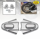 Metal Rear Swingarm Axle Cover For Harley Fat Boy Softail FLSTC FLSTF FLSTN FXST