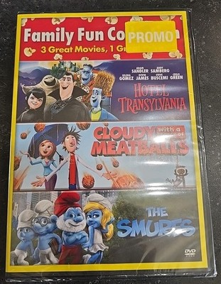 Cloudy with a Chance of Meatballs / Hotel Transylvania / the Smurfs 2 (DVD)