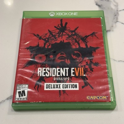 Resident Evil 7 Biohazard Deluxe Edition (XBOX ONE, 2017) VGC Disc CIB FREE SHIP