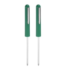 2pcs Magnetic Pocket Screwdriver 4mm Phillips 4mm Hex with Clip