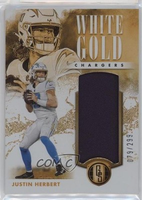 2023 Panini Gold Standard White Gold 79/299 Justin Herbert #21 19zq