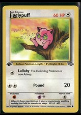 jigglypuff basic pokemon card value Buy Ultimate Autographed Vintage 1st Gen – Jason Paige Shop Evolves from null Type Jigglypuff [1st Edition] #54 Prices