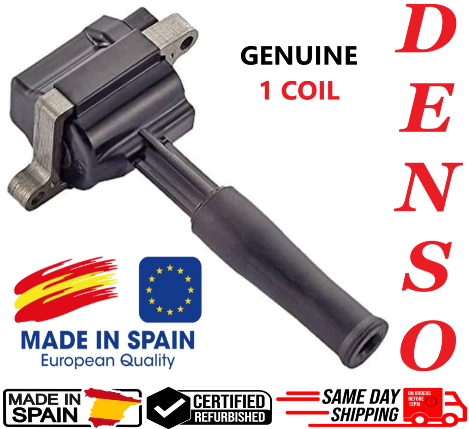 x1 OEM GENUINE Ignition Coil For 1999-2003 Jaguar 4.0L V8, XW93-12029-AB