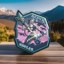 Heavy Hauler - 3D PVC Patch - B-52H Stratofortress Nose Art - Minot AFB - USAF