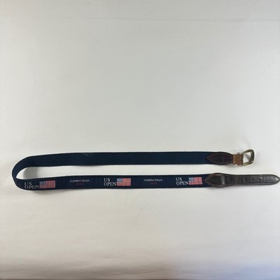 US Open Olympia Fields 2003 Golf Belt Mens Size 48/120 Leather Trim