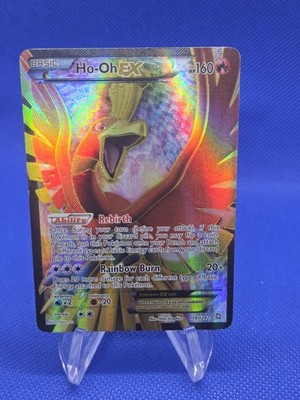 Pokemon Dragons Exalted Ho-Oh Ex 119/124 Full Art Ultra Rare MP