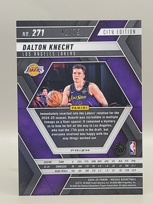 2024-25 Panini Mosaic #271 Dalton Knecht Bronze Mosaic #/75 | eBay