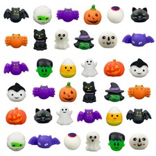 36 PCS Halloween Mochi Squishy Toys for Kids - Party Favors Treat Bags