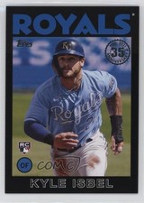 2021 Update 1986 Topps Baseball 35th Anniversary Black 91/299 Kyle Isbel 1h2h