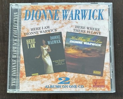 Dionne Warwick Here I Am / Here Where There is Love 2 Albums On One CD Alfie OOP