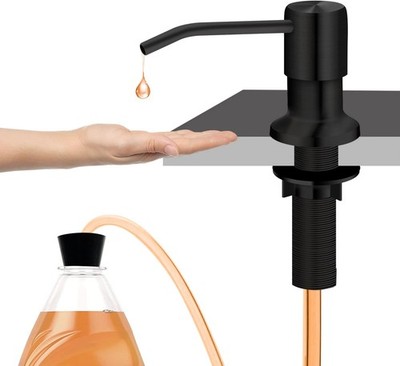 Built In Kitchen Sink Soap Dispenser With 47'' Extension Tube kit Soap Dispenser