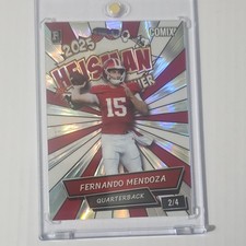 Wild Card-2025 Heisman Winner Fernando Mendoza COMIX Insert 2/4 Football