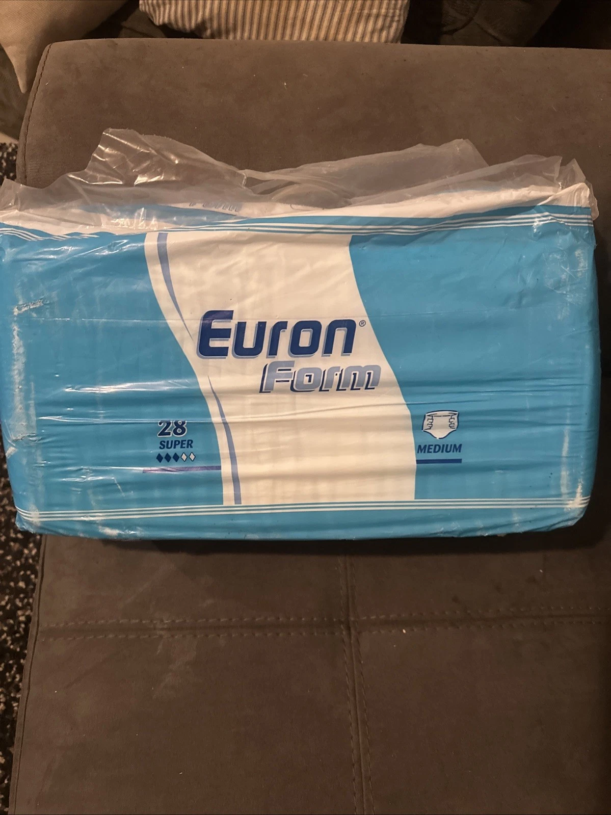 Sealed Bag Of 28 Euron Form Medium Vintage Plastic Adult Diapers
Opens in a new window or tab