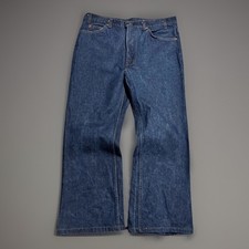 Vintage Levi s 20517 Orange Tab Jeans USA Made Bootcut Denim 36x30