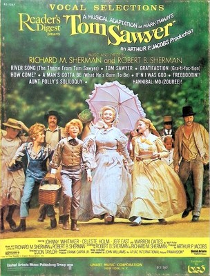 Tom Sawyer Vocal Selections Songbook Reader's Digest Johnny Whitaker 1973 Film