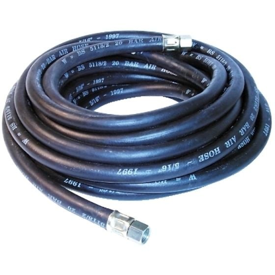 1/4"" BSP Airline Hose with Swivel Nut (10 Metre Length) - I/D: 6mm (1/4"") O/D: 1