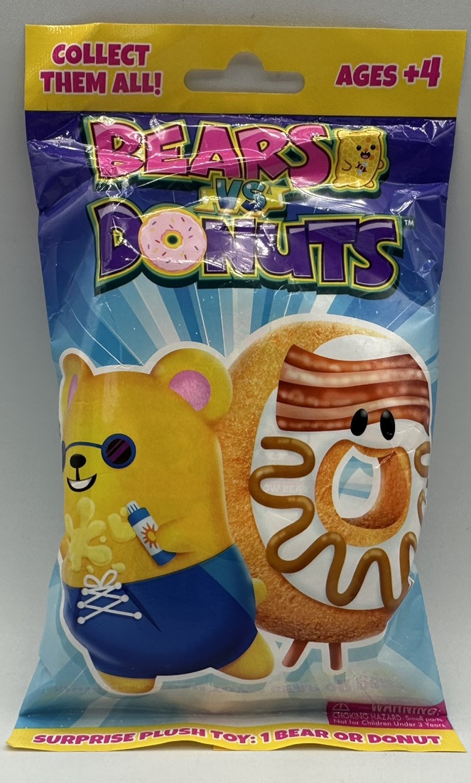 Bears VS Donuts Blind Pack Plush Toy for Kids 4+ Cepia 2024