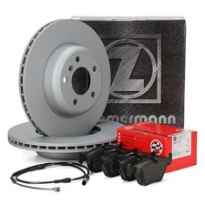 ZIMMERMANN Bremsscheiben Ø 330mm + Beläge + Sensor für BMW 5er F10 F11 vorne