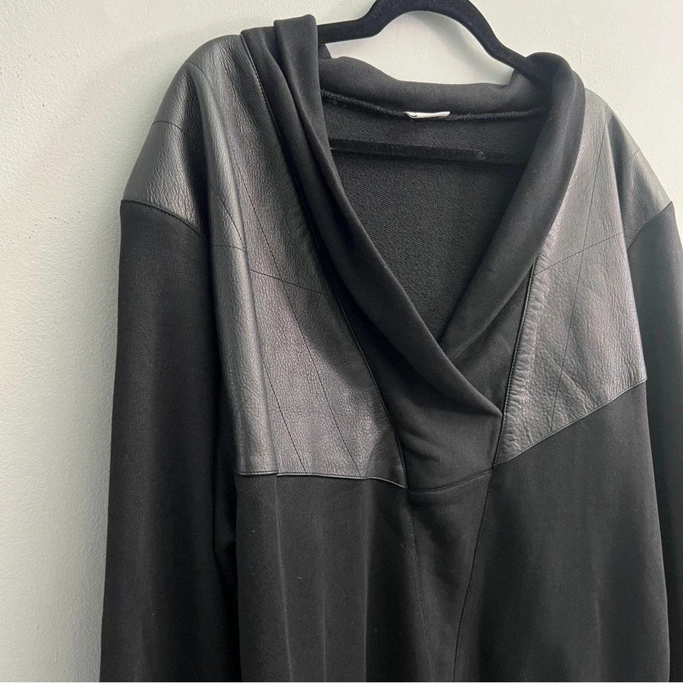 Pullover Bogner de viscosa y cuero, talla grande para mujer Foto 2 de 4