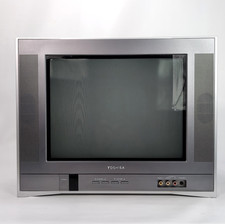 Toshiba 14AF45C 14" Flat CRT TV Retro Gaming Tested Working No Remote