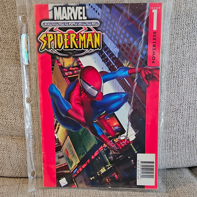 Marvel Ultimate Spider-Man #1 ''Powerless'' (2001) Bendis Sienkiewicz