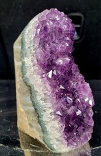Extra Large Natural Amethyst Druze Geode Quartz Crystal Cluster Reiki 1kg O82