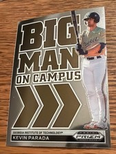 2022 Prizm Draft Picks RC Kevin Parada Georgia Tech Big Man On Campus Mets