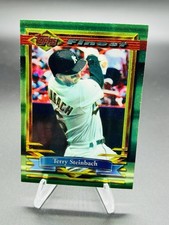 1994 Topps Finest Refractor- Terry Steinbach #38 Oakland Athletics