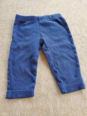 Carter's Toddler Girl Navy Pants Size 6M Elastic Waist  Love Print On The Back