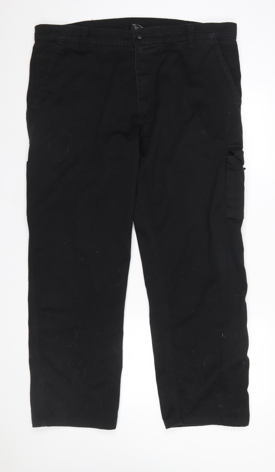Pantalones de trabajo cargo negros ORN para hombre talla 42R poliéster algodón