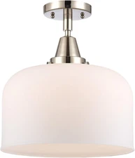 447-1C-PN-G71-L One Light Flush Mount from Franklin Restoration Collection