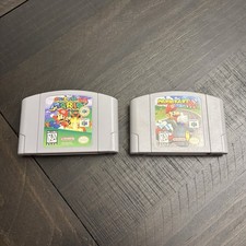 Mario 64 and Mario Kart 64 Authentic Nintendo 64 N64 Cartridges tested and work