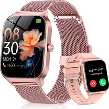 Smart Watch for Women 2 Bands , Bluetooth Call Smartwatch with AI Voice,1.85" H