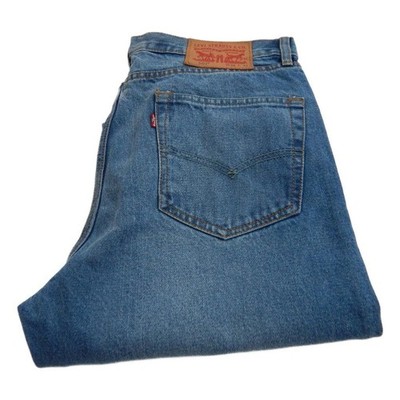 Levi 501 Straight Jeans Regular Blau Taille 36 Bein 32 W36 L32 Button Fly (Q7311)