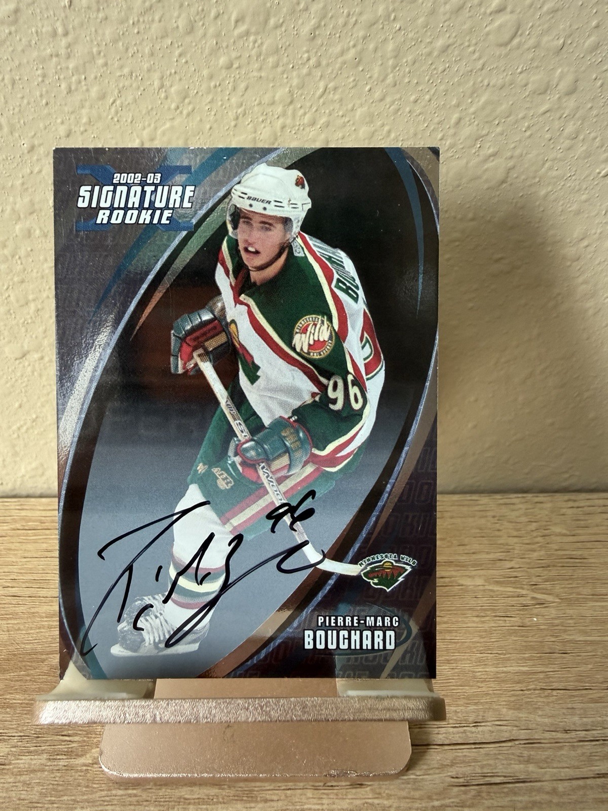 In the Game 2002-03 BAP Signature Rookie Auto #139 Pierre-Marc Bouchard MIN