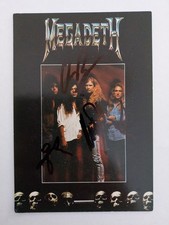 Megadeth Autogramm Signiert AK
