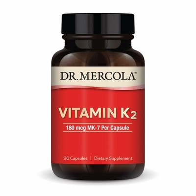 Dr. Mercola Vitamin K2-180 mcg Vitamin K2 as MK-7 - Supports Healthy Arterial