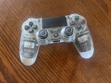 Sony PlayStation 4 Crystal Clear DualShock 4 Wireless Controller Used - Working