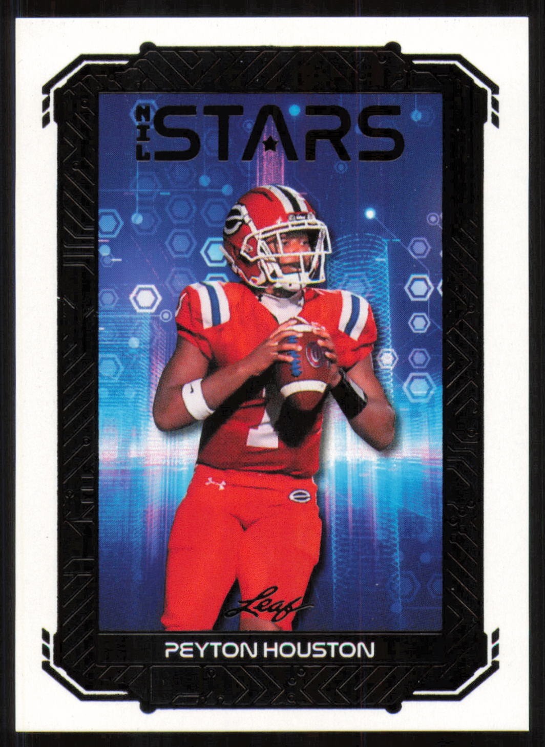2026 Leaf Football Peyton Houston NIL Stars #NB-16 Evangel Christian Academy QB