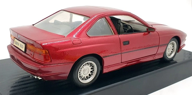 Maisto 1/18 Scale Diecast 31805 - BMW 850i 1990 - Red - Image 2 of 4