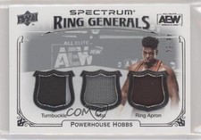 2021 Upper Deck AEW Spectrum Ring Generals Relics 48/50 Powerhouse Hobbs bq7