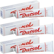 DURSOL® Metallpolitur Edel-Chromglanz 3x 200ml Chrom Edelstahl Aluminium Messing