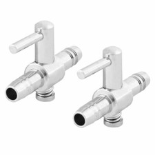Aquarium Fish Tank Single Way Water Air Flow Control Lever Pump Valves 2pcs