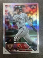 2023 Topps Update Series - Rainbow Foil P.J Higgins #US82 Diamondbacks (RC)