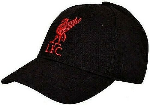 Casquette De Baseball Liverpool FC Officielle - Noire Adulte Avec écusson Brodé