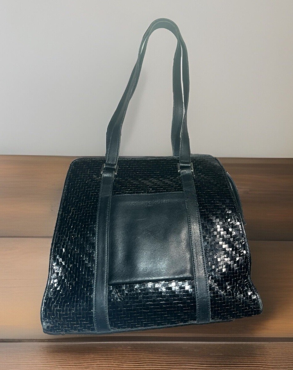 バッグ Stephan Kelian STEPHANE KELIAN PARIS Woven Leather PURSE Shoulder Bag Black