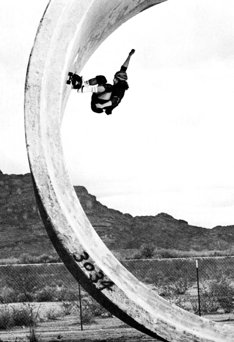 Tony Alva Poster, Skateboarding, Skating Full Pipe, Z Boys, California 